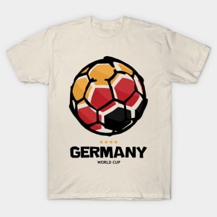 Germany Football Country Flag T-Shirt